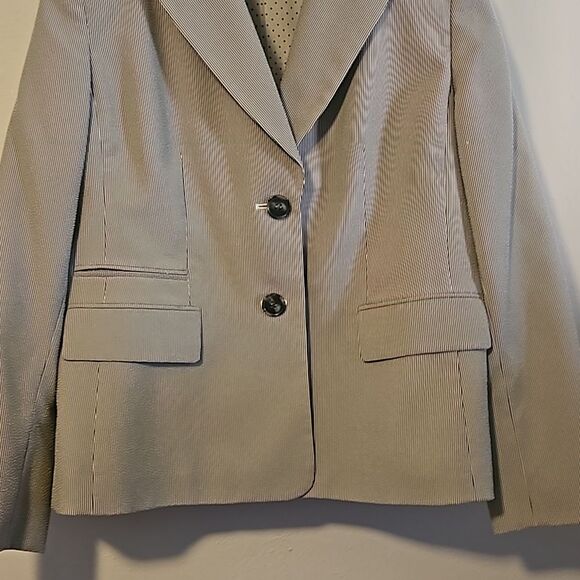 KASPER STRIPE WOMAN BLAZERS 14 - Picture 4 of 6